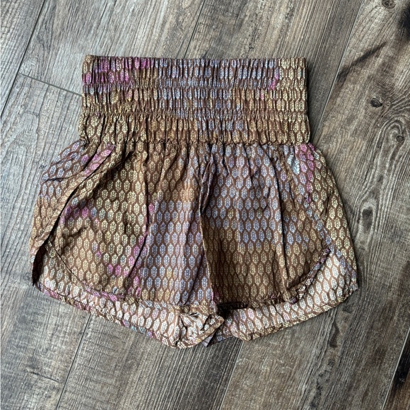 Free People FP Movement The Way Home Shorts Banyan Tree Multi Women's Size XS - Picture 2 of 9
